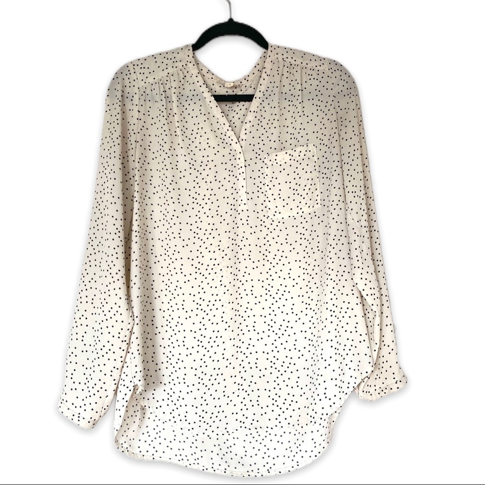 Polka Dot Blouse Small